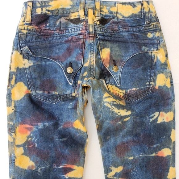 New ROBIN'S JEAN Straight Multi-Color Jeans - Picture 6 of 8